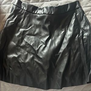 Leather skirt